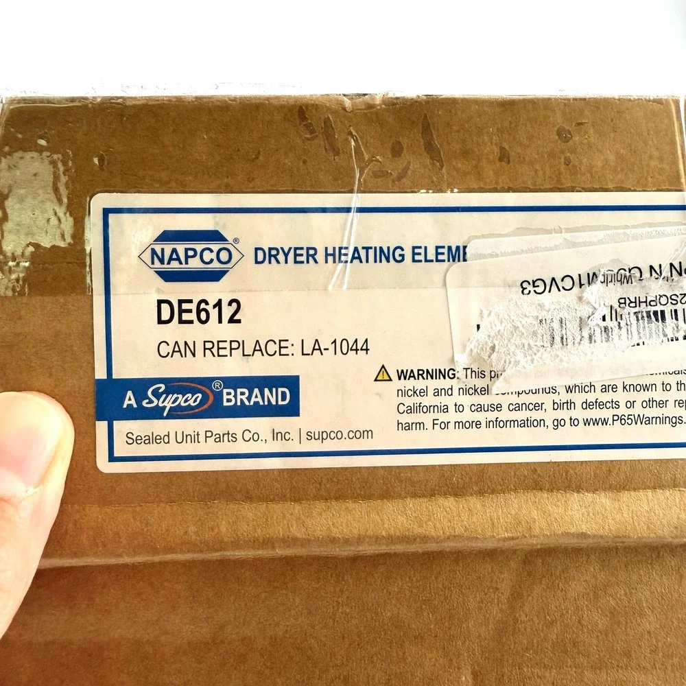 Napco DE612‎ Dryer Heating Element Assembly Replaces LA-1044 Supco Read